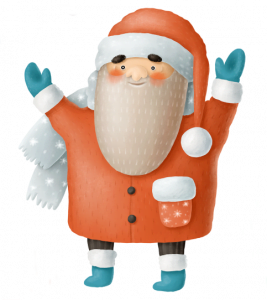 Drawing of Santa Claus