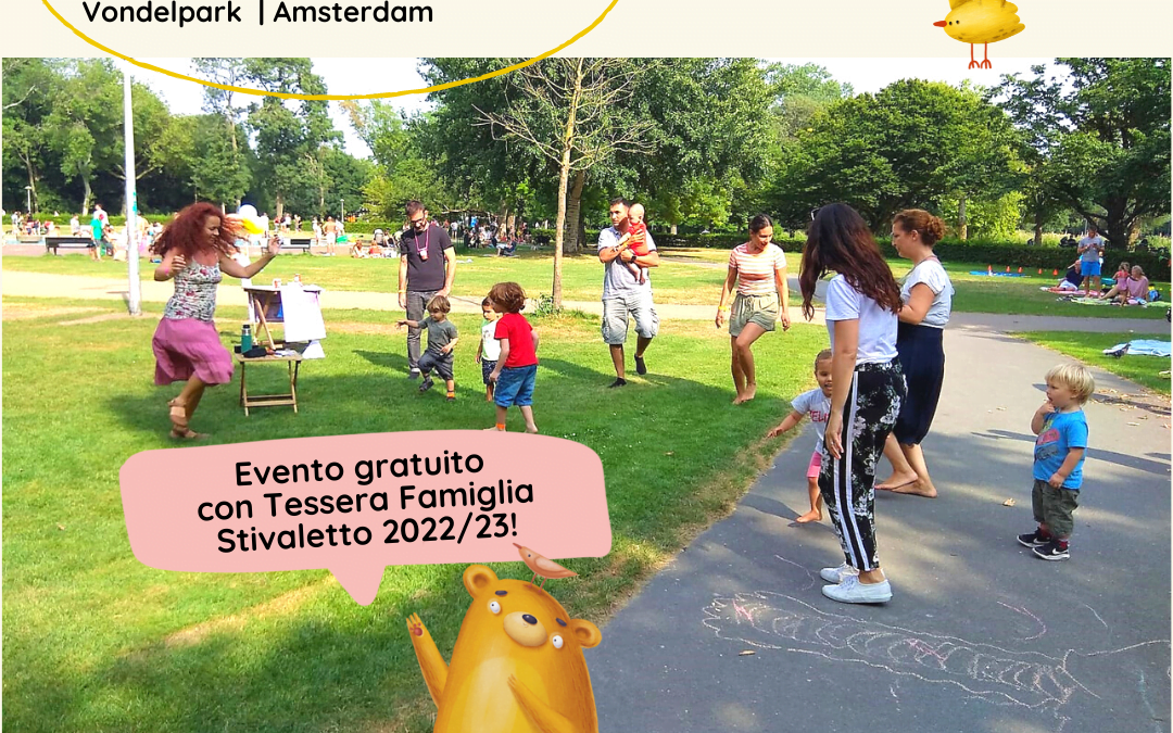 Evento ‘Domenica al parco’ | 11 settembre, ore 15-17.30 | Vondelpark