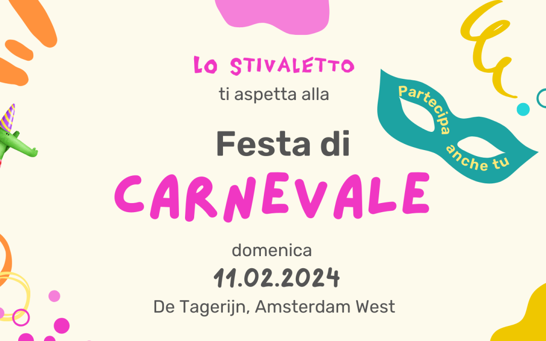 Festeggia il Carnevale insieme a Lo Stivaletto domenica 11 febbraio