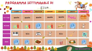 Weekly calendar boot - autumn
