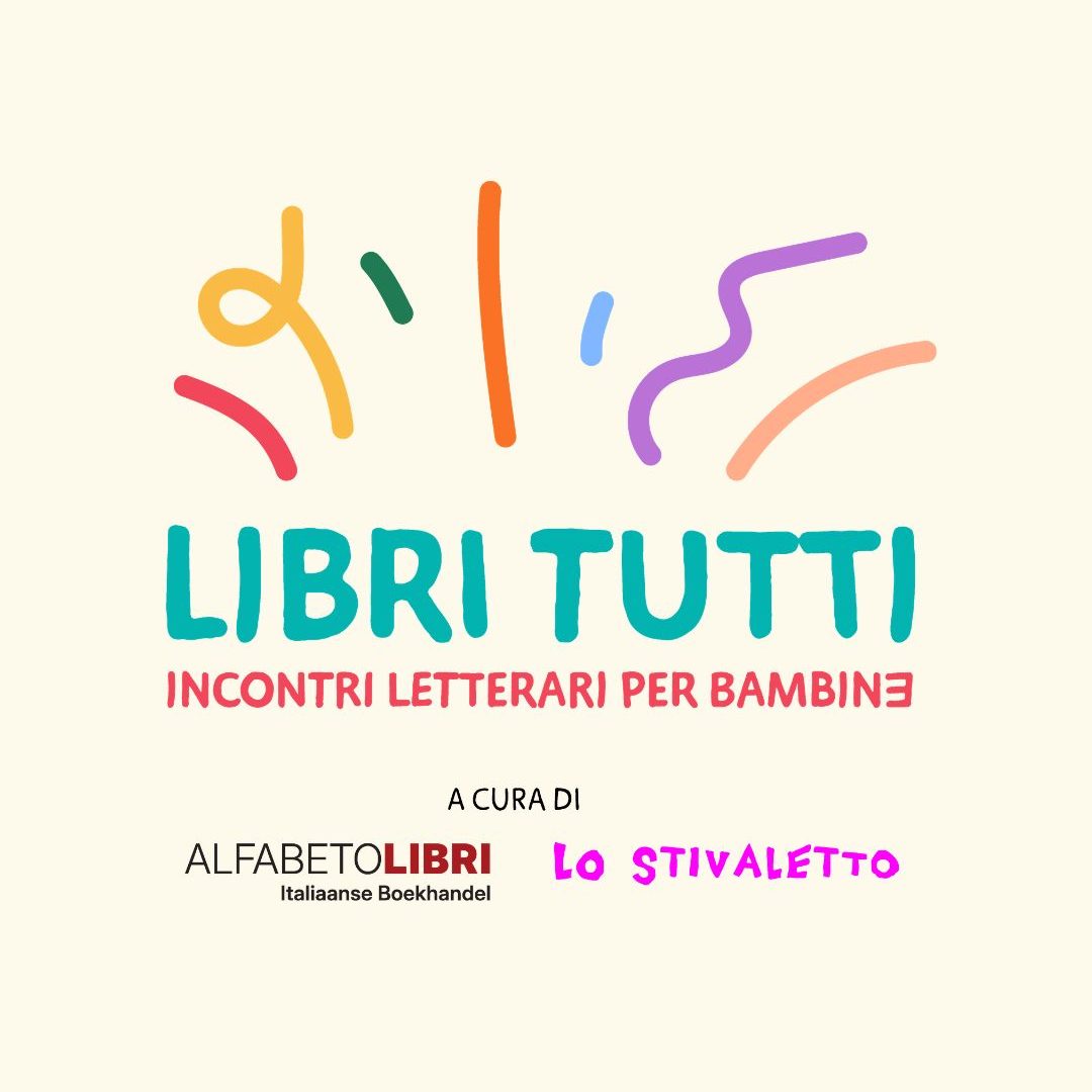 Logo del ciclo di incontri con i loghi Alfabeto Libri e Stivaletto